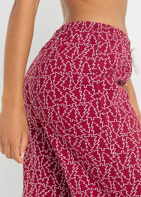 Pyjamahose aus reiner Bio-Baumwolle (2er Pack), bonprix
