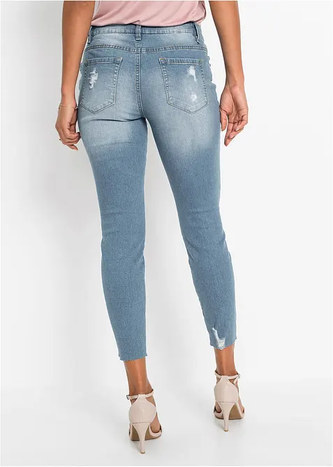 Jean skinny extensible à taille mi-haute, bonprix