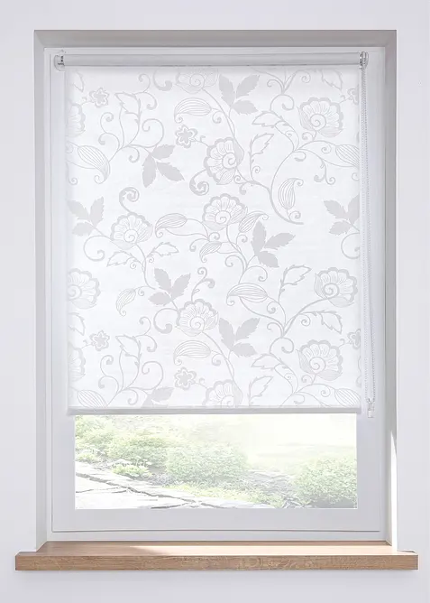 Sichtschutzrollo mit Rankendruck, bonprix