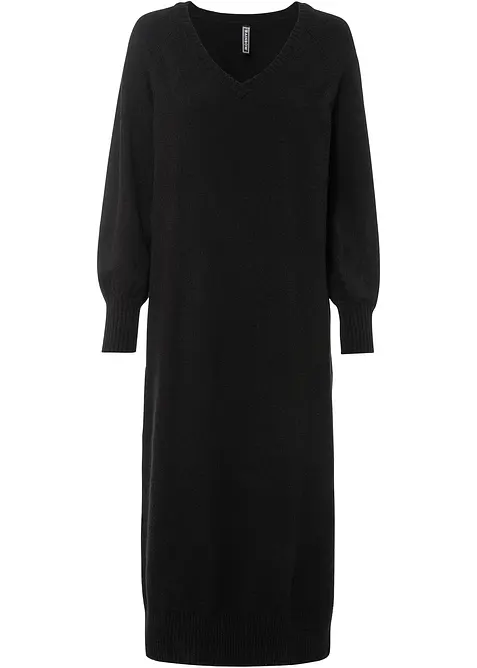 Oversized Strickkleid in Midilänge, bonprix