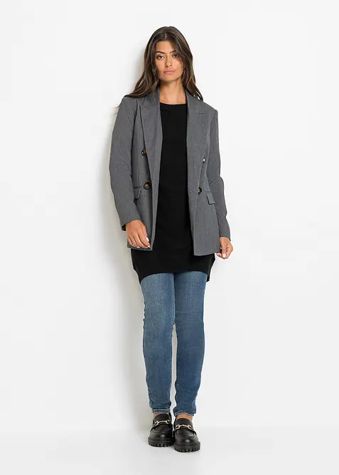 Long-Pullover aus Viskose-Mix, bonprix