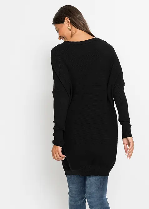 Long-Pullover aus Viskose-Mix, bonprix