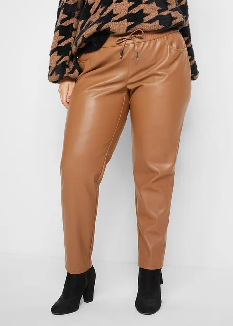 Lederimitat-Schlupfhose, bonprix