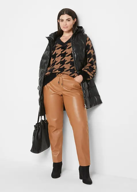 Lederimitat-Schlupfhose, bonprix