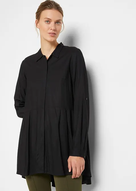 Chemisier 100% viscose, long derrière, bonprix