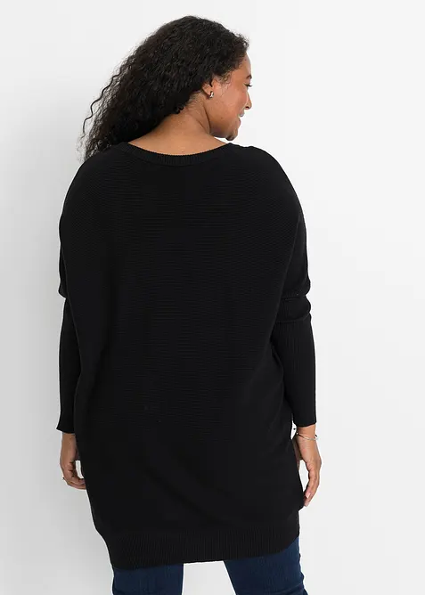Long-Pullover aus Viskose-Mix, bonprix