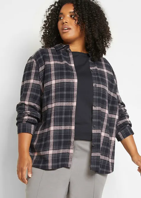 Flanellhemd aus reiner Baumwolle, bonprix