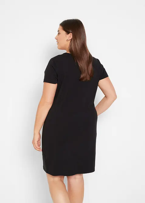 Jerseykleid aus Bio-Baumwolle mit Stretch, bonprix