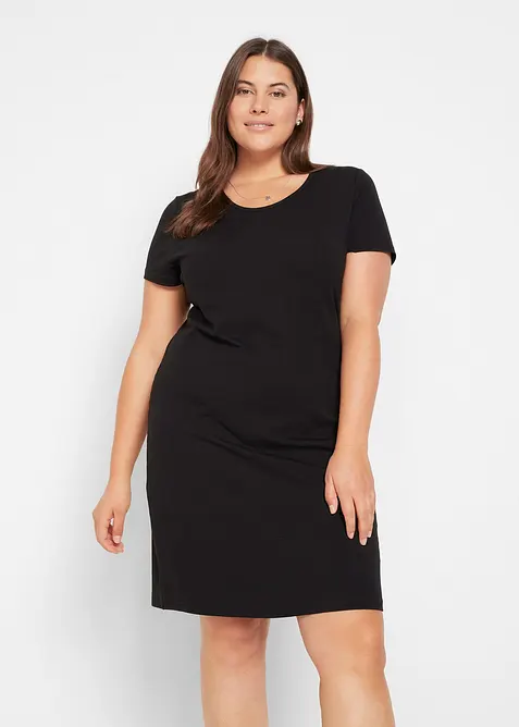 Jerseykleid aus Bio-Baumwolle mit Stretch, bonprix