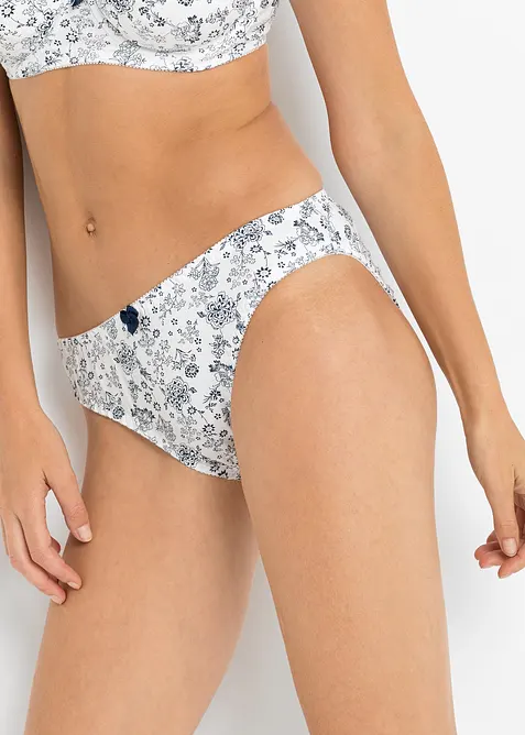 Slip mit Baumwolle (3er Pack), bonprix