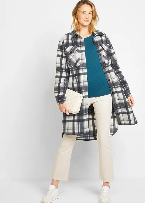 Basic Pullover mit recycelter Baumwolle, bonprix