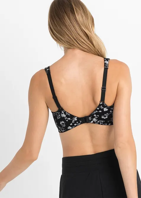 Lot de 2 soutiens-gorge coton sans armatures, bonprix