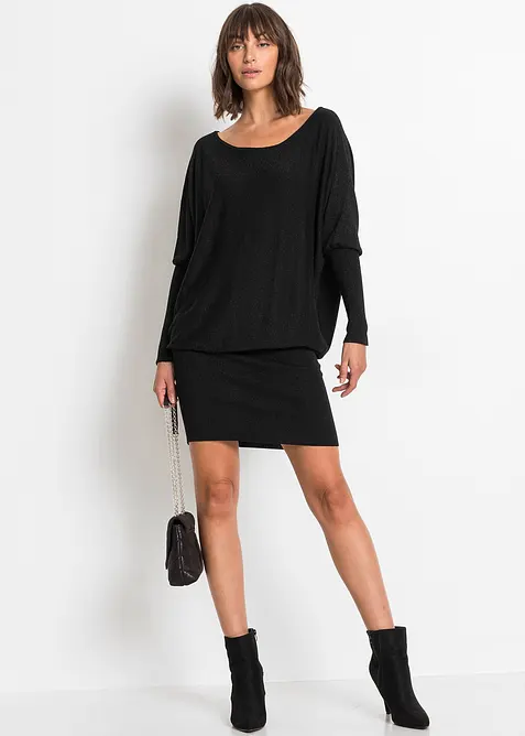 Strickkleid aus fließendem Viskose-Mix, bonprix