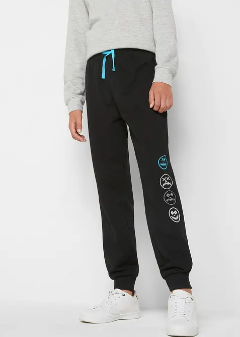 Pantalon de jogging en coton mélangé doux, bonprix