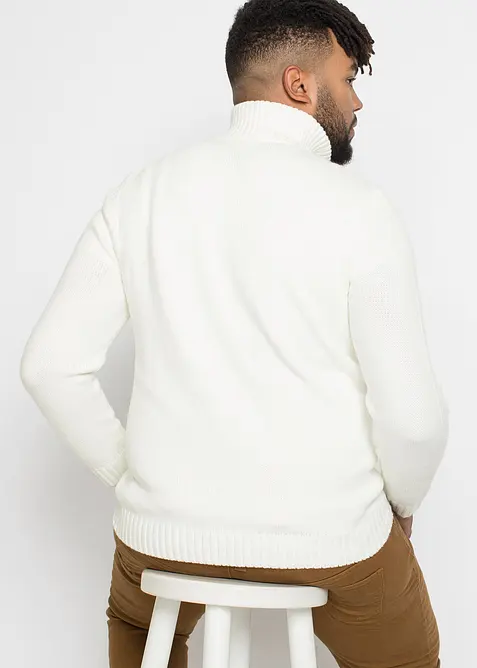 Grobstrick Troyer Pullover mit Zopfmuster, bonprix