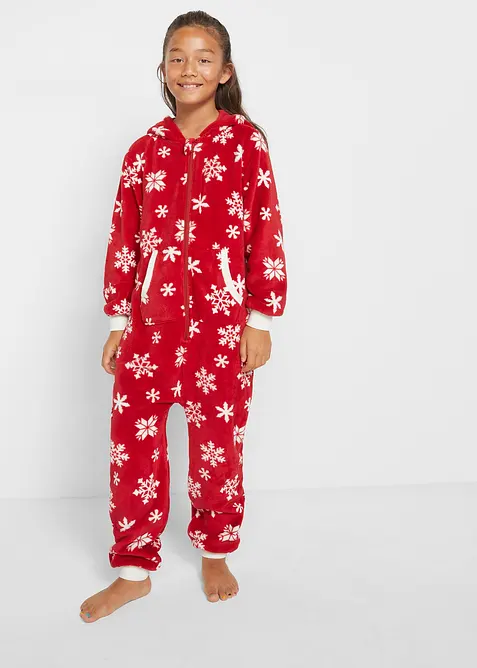 Mädchen Fleece-Overall, bonprix
