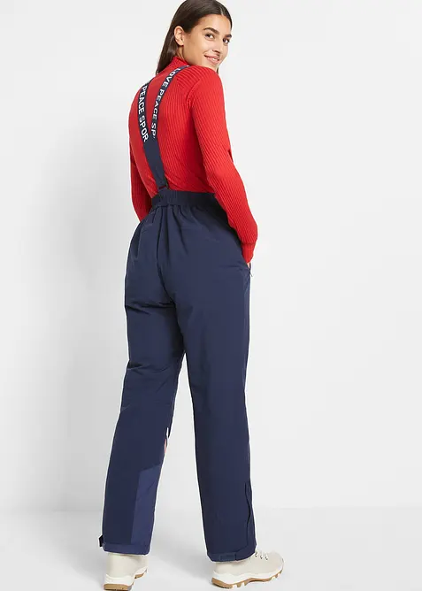 Ski Funktions-Thermohose mit abnehmbaren Trägern, wasserdicht, bonprix
