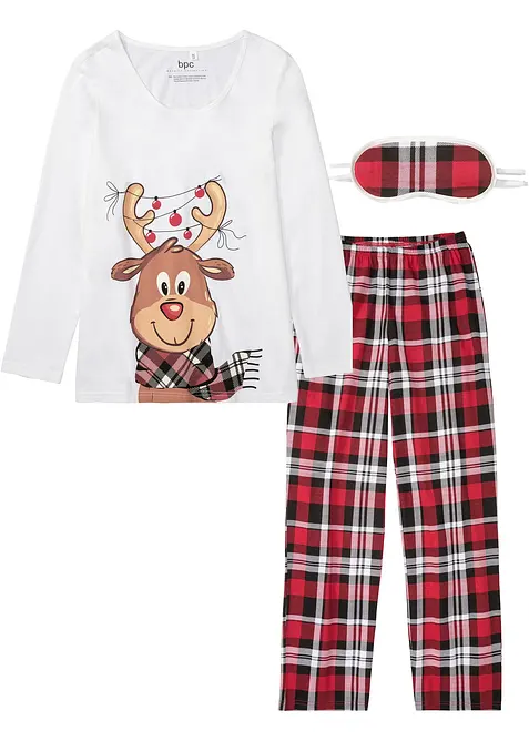 Pyjama mit Schlafmaske, bonprix