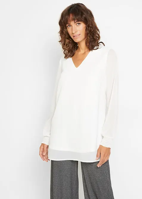 Longue tunique-blouse, bonprix