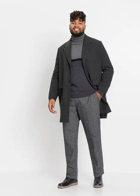 Pull col roulé style color-block, bonprix