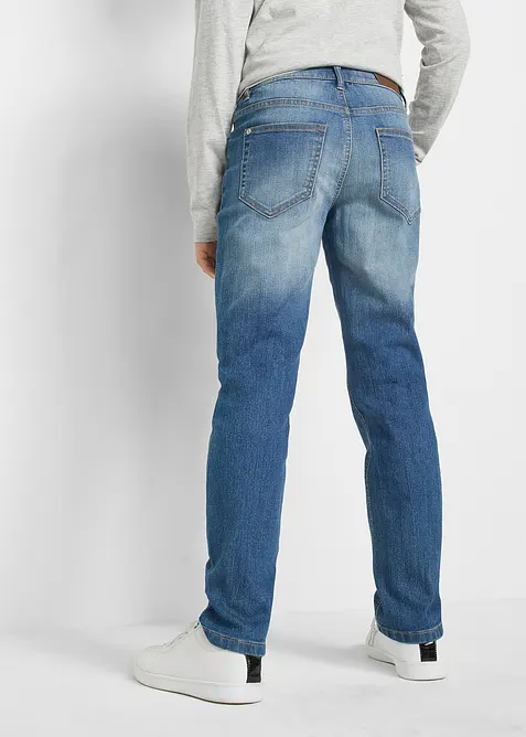 Slim-Fit-Jeans mit verstellbarem Bund, Straight, bonprix