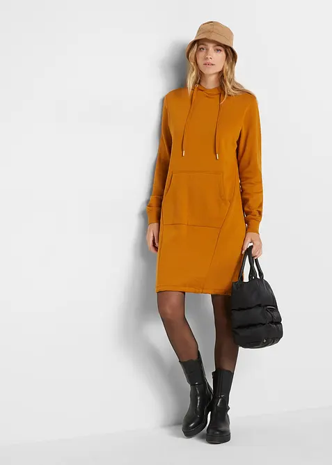 Sweatkleid aus Baumwoll-Mix, bonprix
