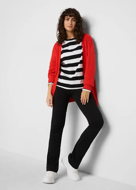 T-shirt manches longues 100% coton interlock, bonprix