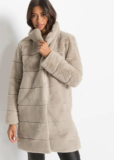 Manteau pelucheux, bonprix