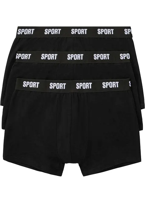 Boxershorts eng mit Baumwolle (3er Pack), bonprix