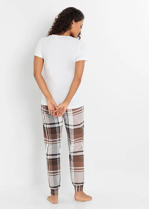 Pyjama aus reiner Bio-Baumwolle, bonprix