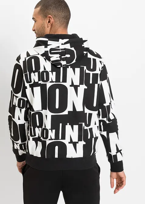 Sweat &agrave; capuche 100% coton, bonprix