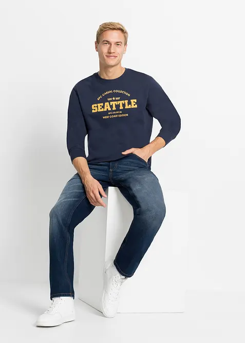 Sweatshirt aus reiner Bio-Baumwolle (2er Pack), bonprix