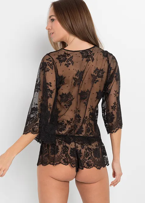 Top à manches longues + shorty (Ens. 2 pces.), bonprix