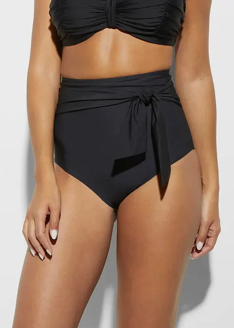 Strong Highwaist Shape-Bikinihose mit Bindeband, bonprix