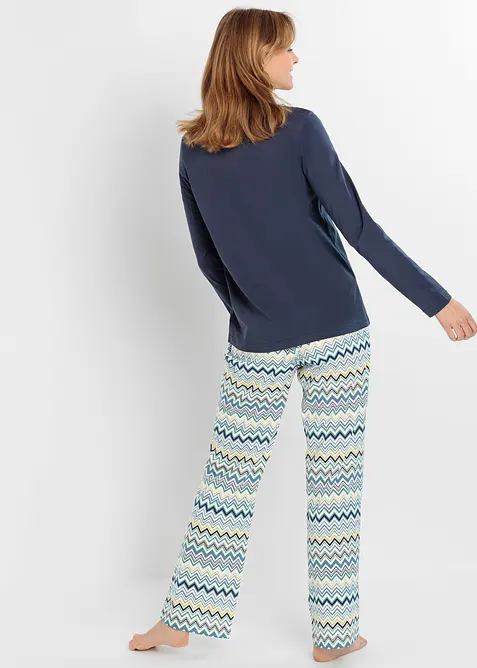 Pyjama aus reiner Baumwolle, bonprix