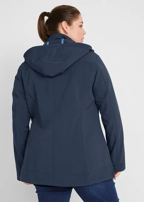 Wasserabweisende Stretch-Softshelljacke, bonprix