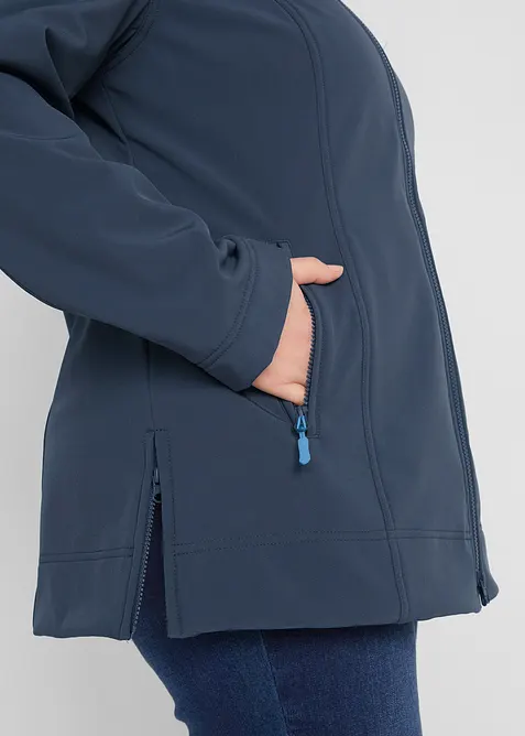 Veste softshell extensible, imperm&eacute;able, bonprix