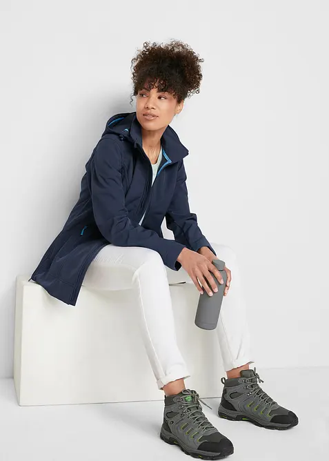 Wasserabweisende Stretch-Softshelljacke, bonprix