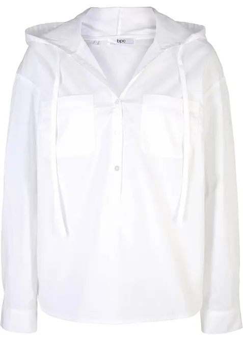 Tunikabluse aus reiner Bio-Baumwolle, bonprix