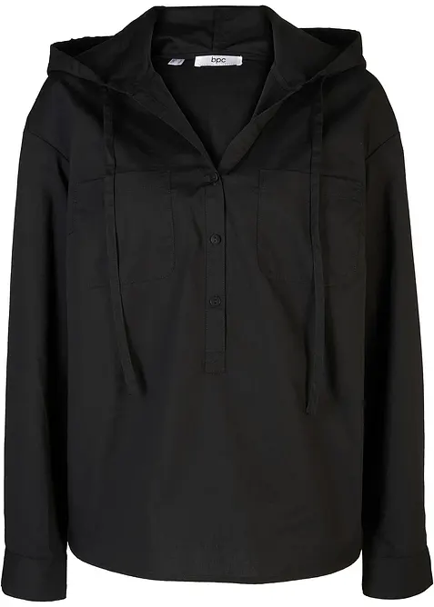 Tunikabluse aus reiner Bio-Baumwolle, bonprix