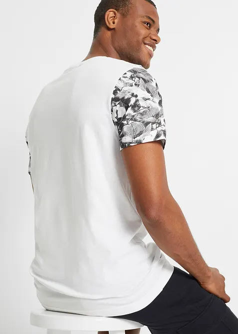 T-Shirt aus reiner Bio-Baumwolle, Slim Fit, bonprix