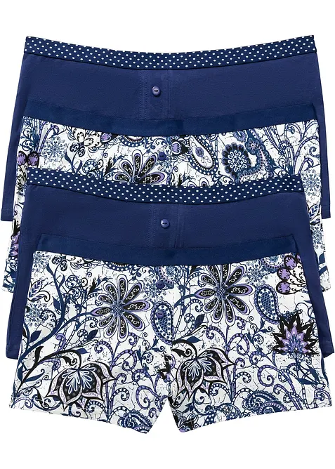 Lot de 4 boxers femme, bonprix