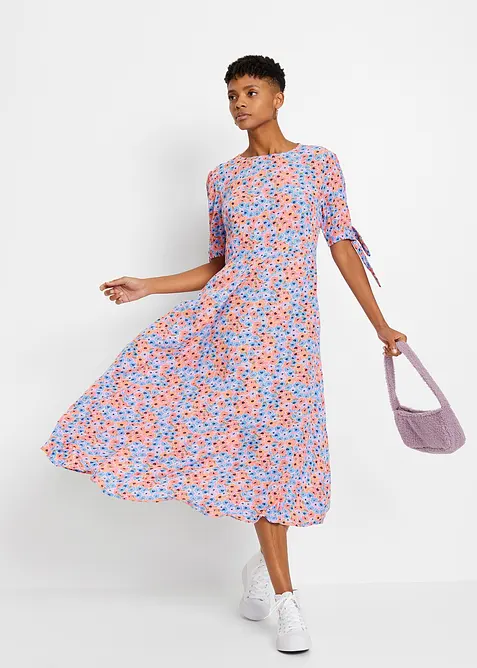 Midikleid aus reiner Viskose, bonprix