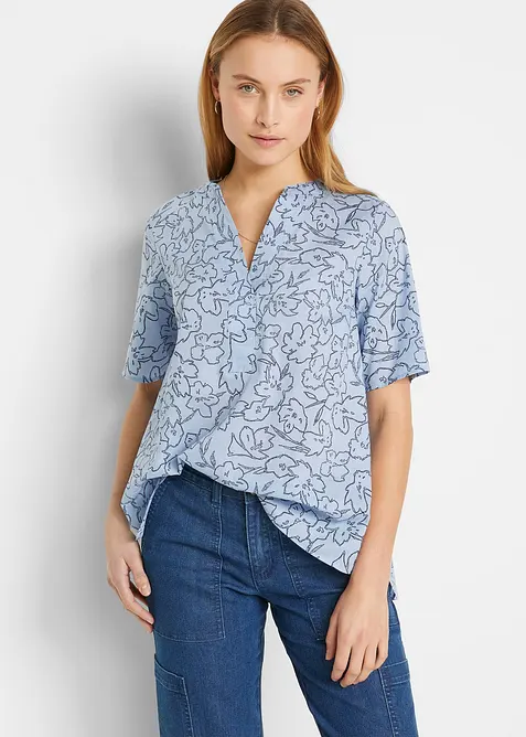 Tunikabluse aus reiner Baumwolle, bonprix