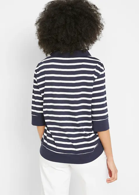 Poloshirt aus Baumwolle-Viskose Mix, bonprix