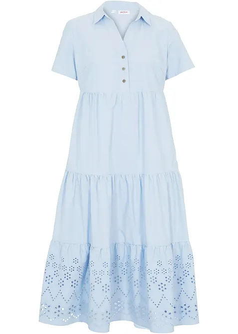 Robe 100% coton avec broderies anglaises, bonprix
