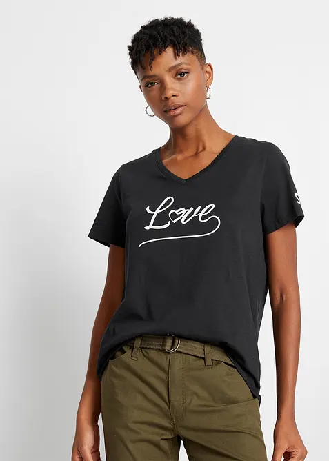 Shirt mit Druck, bonprix