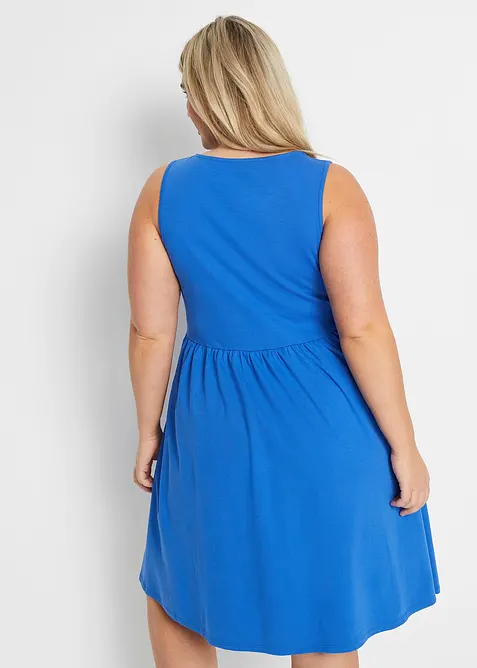 Shirtkleid mit Taschen aus reiner Baumwolle, bonprix