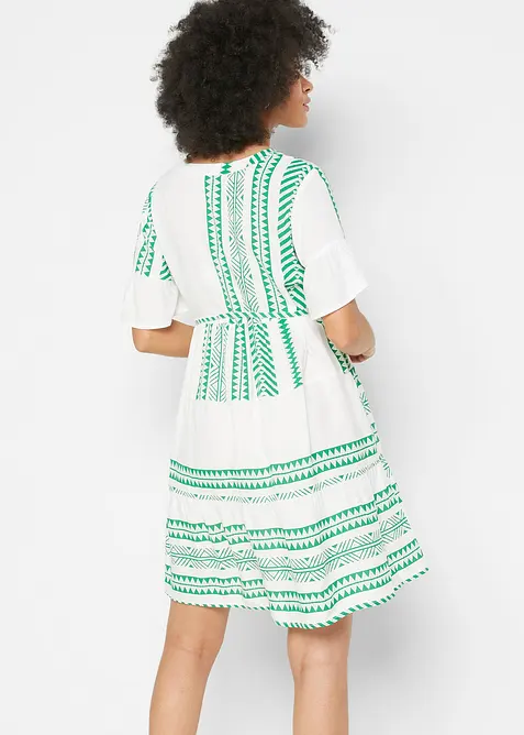 2-in-1 Umstands- und Stillblusenkleid aus fließender Viskose, bonprix