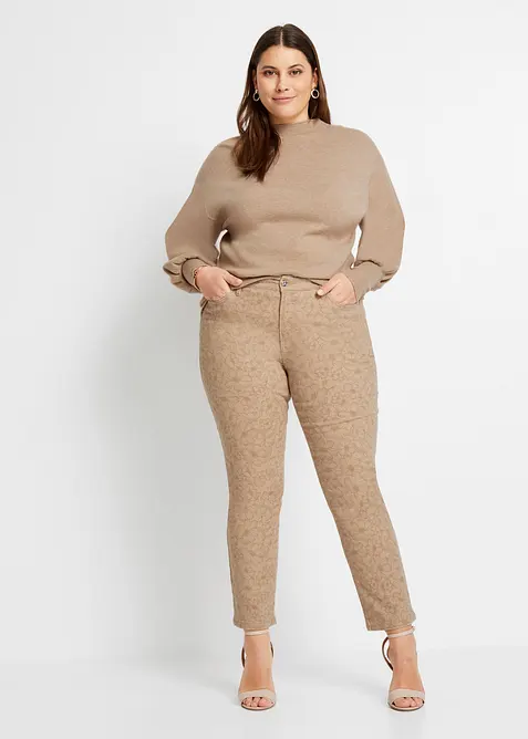 Strickpullover mit Ballonärmeln, bonprix